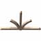 Ekena Millwork Redmond Smooth Timber Gable Bracket, Douglas Fir, 108"W x 63"H x 5 1/2"D x 5 1/2"F, 14/12 Pitch GBW108X63X0606RED00SDF - alternate 3
